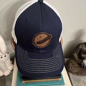 NWOT Blue Origin Feather Trucker SnapBack hat.